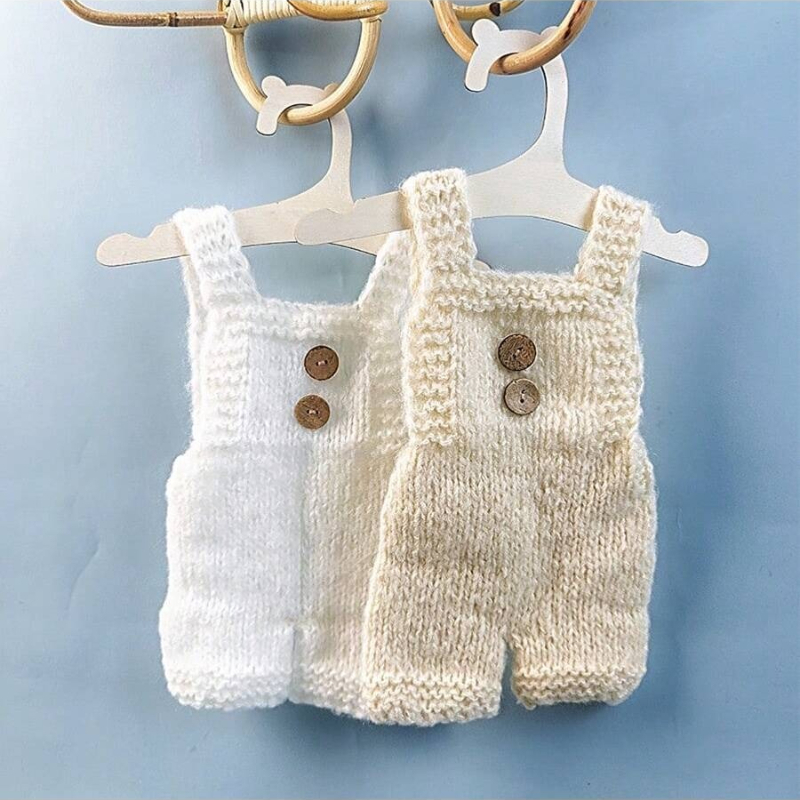 Infant Photography Props Outfit - Conjunto de Roupa de Fotografia para