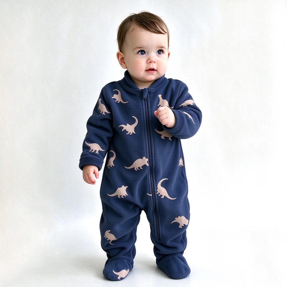 Macacão de lã macio e quente p - Cotton Baby Onesies Zipper avaliação e preço