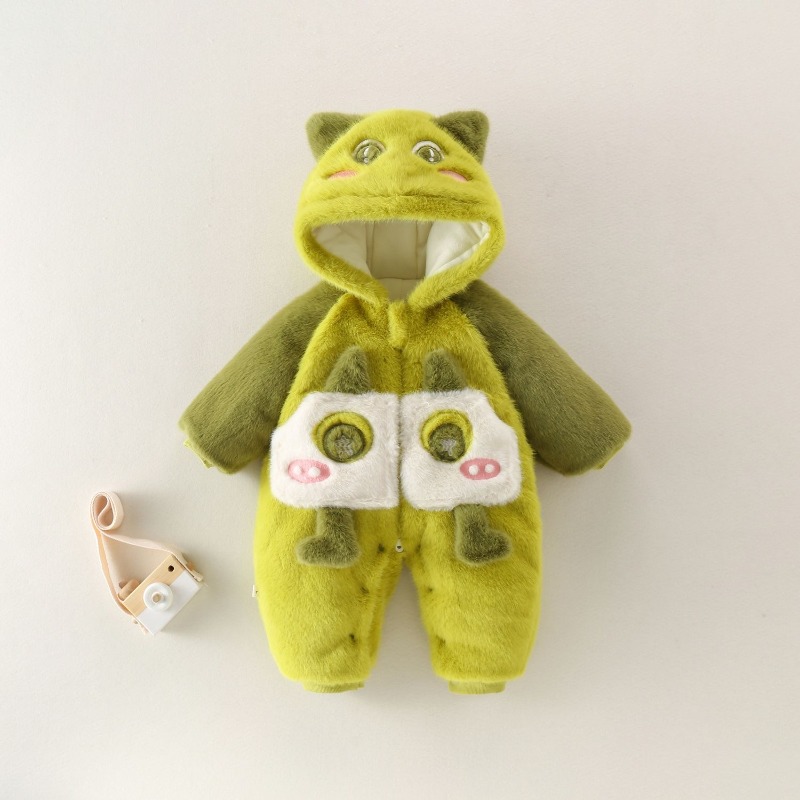 Roupas de bebê, roupas de inve - Cotton Baby Onesies Zipper avaliação e preço