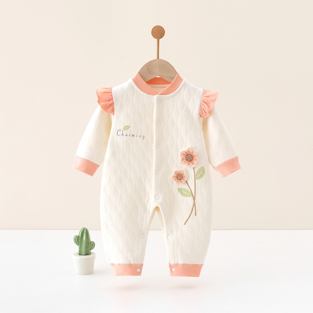 Bebê menina roupas bonitos beb - Newborn Baby Girl Romper Floral avaliação e preço