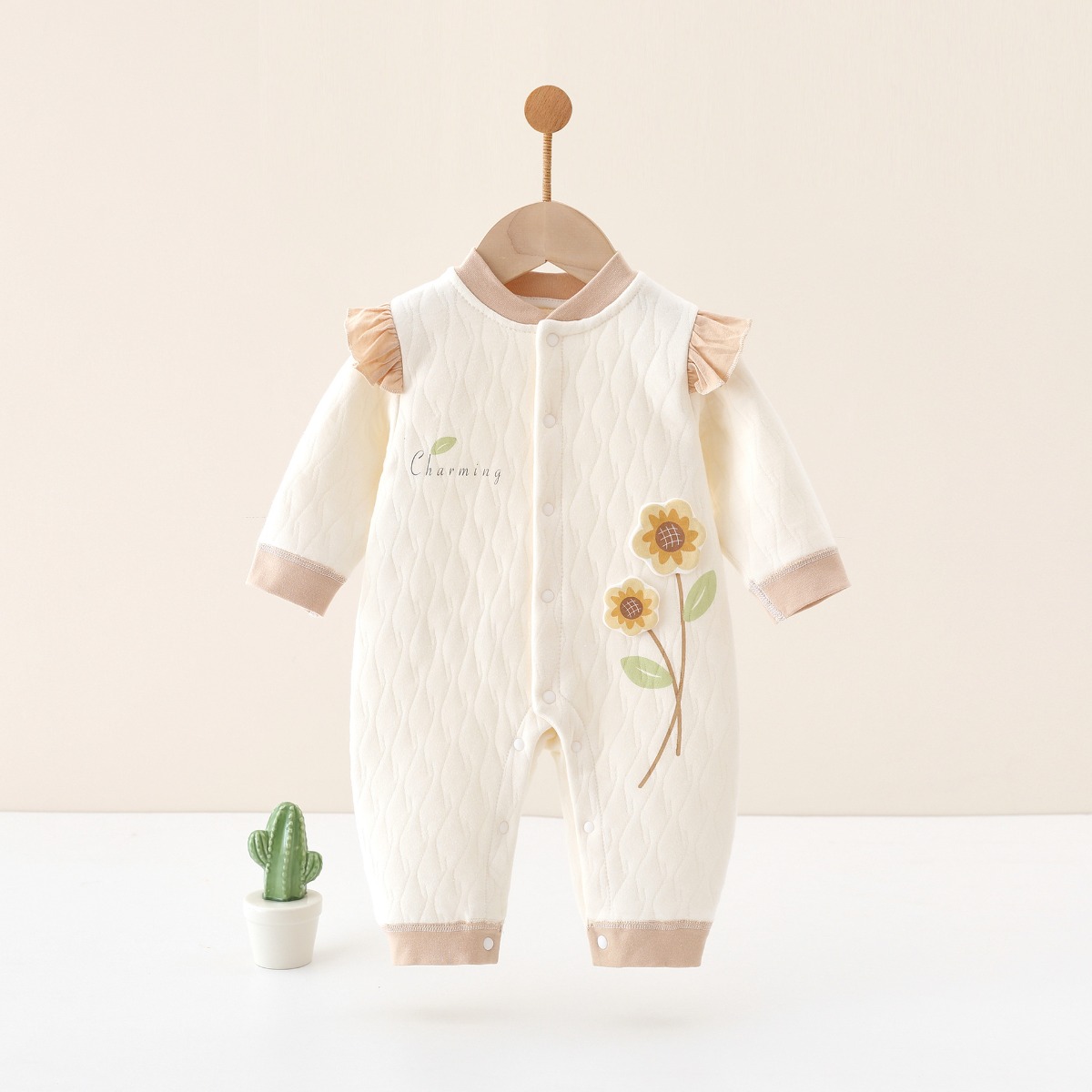 Bebê menina roupas bonitos beb - Newborn Baby Girl Romper Floral avaliação e preço